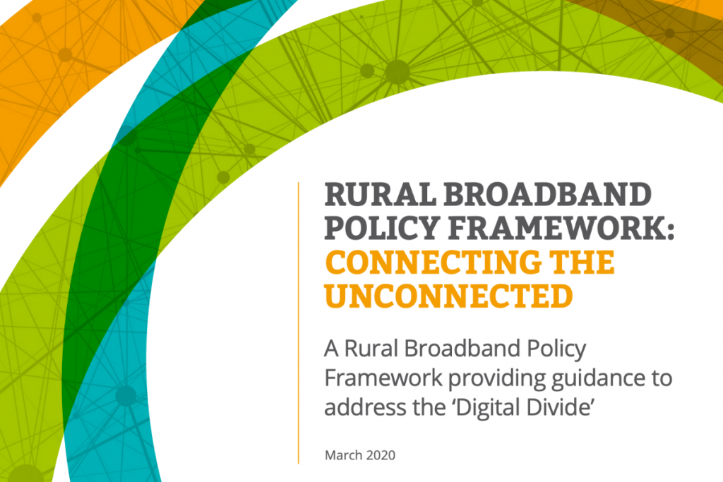 Cover of the Rural Broadband Policy Frame: Connecting the Unconnected 