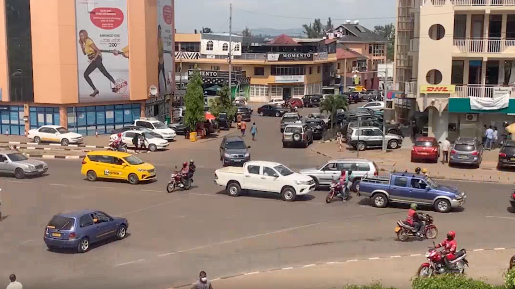 A busy intersection 