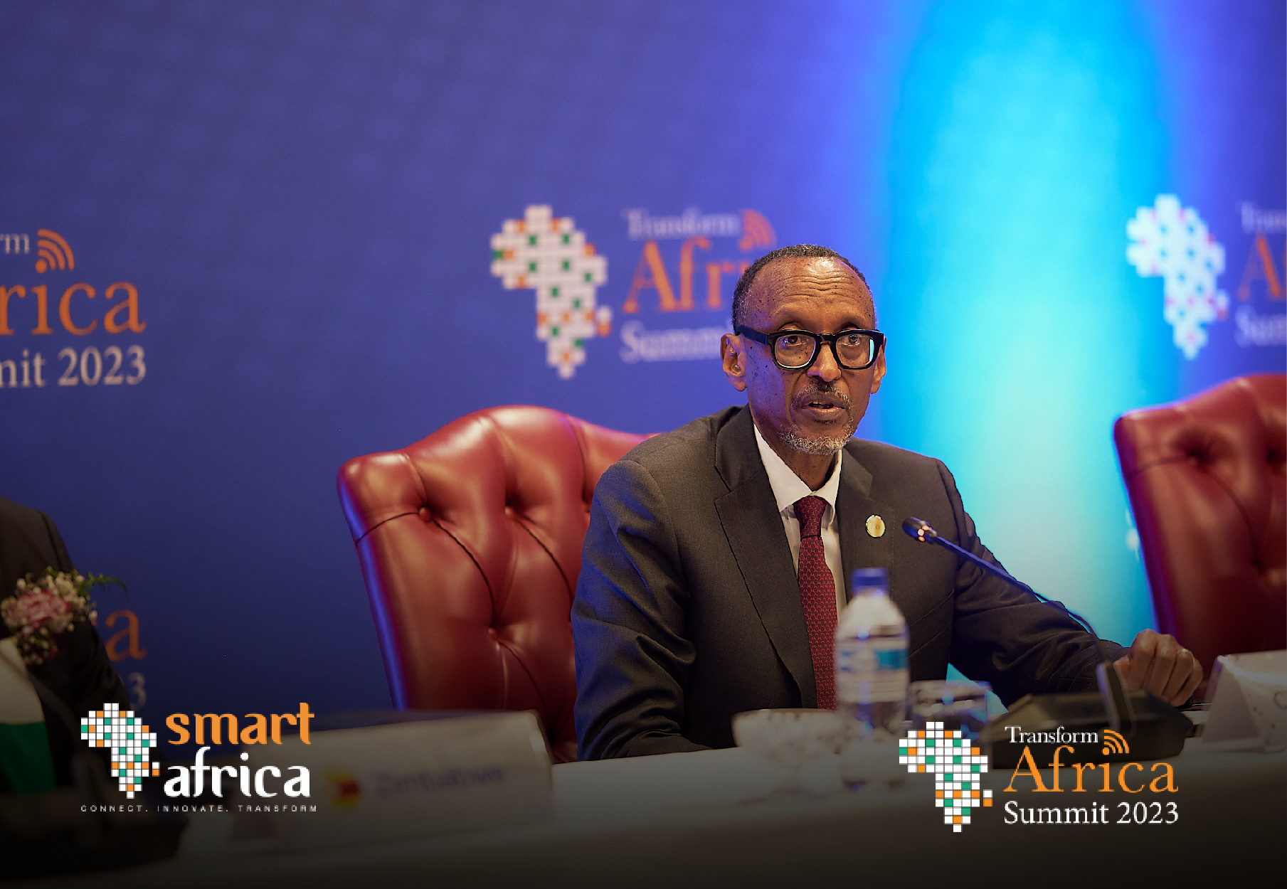 Rwanda’s President Hon. Paul Kagame speaking at the Transform Africa Summit 2023
