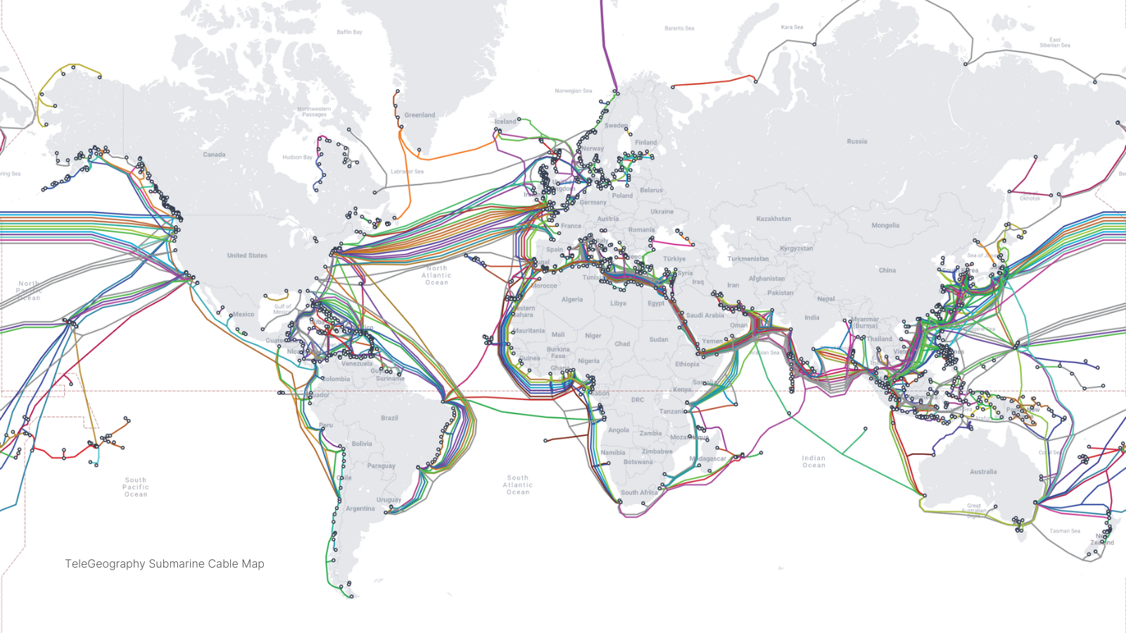 TeleGeography Submarine Cable Map